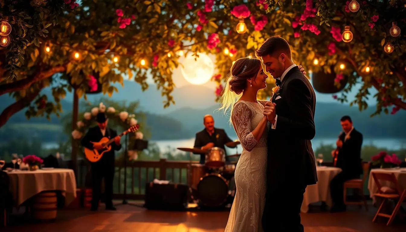 how to book a wedding roaming band